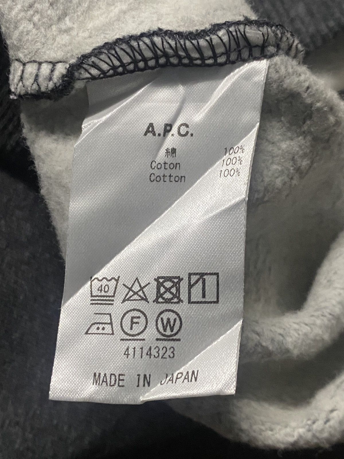 A.P.C. ❗️SALE❗️APC Japan Turtleneck Grey Sweatshirt Size US XS / EU 42 / 0 - 5 Thumbnail