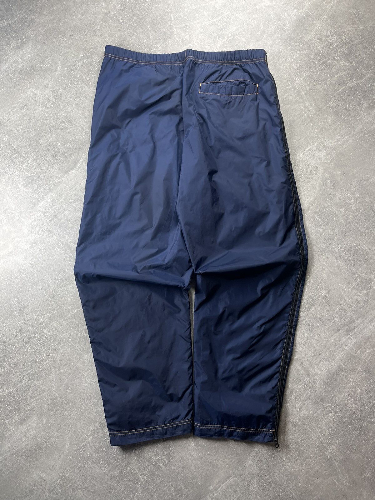 Nike Nike Vintage 2000s Track Pants Navy Blue Full Zip Open Size US 34 / EU 50 - 8 Thumbnail