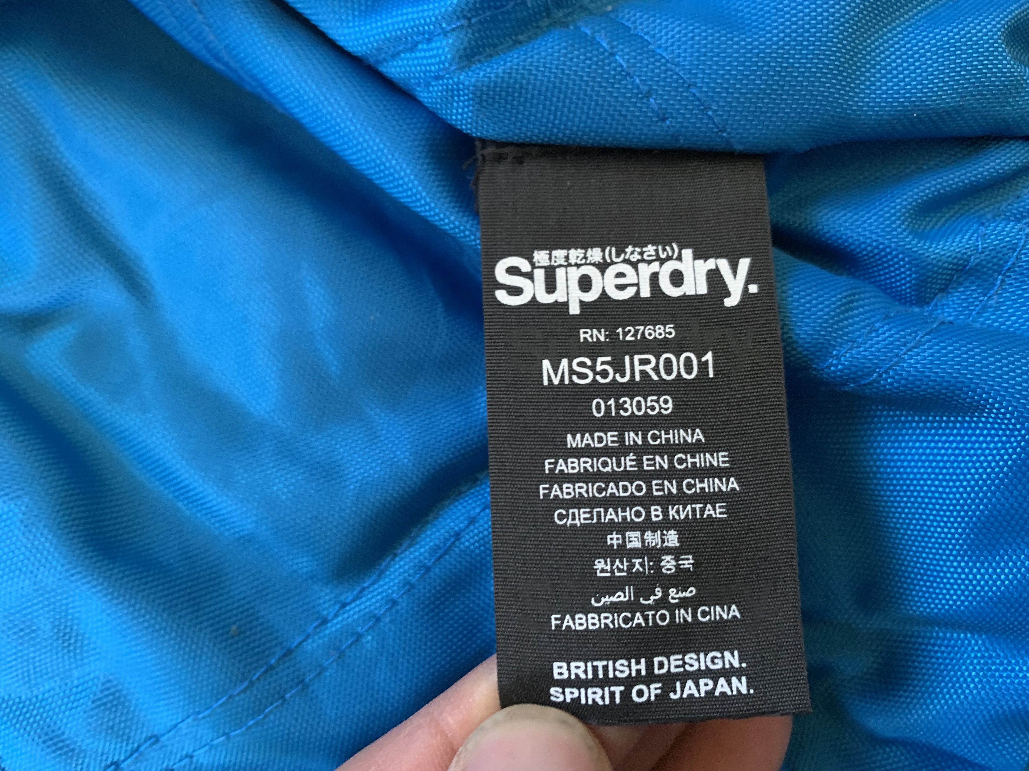 Superdry Superdry Original Moody Bomber Jacket Size US L / EU 52-54 / 3 - 9 Thumbnail