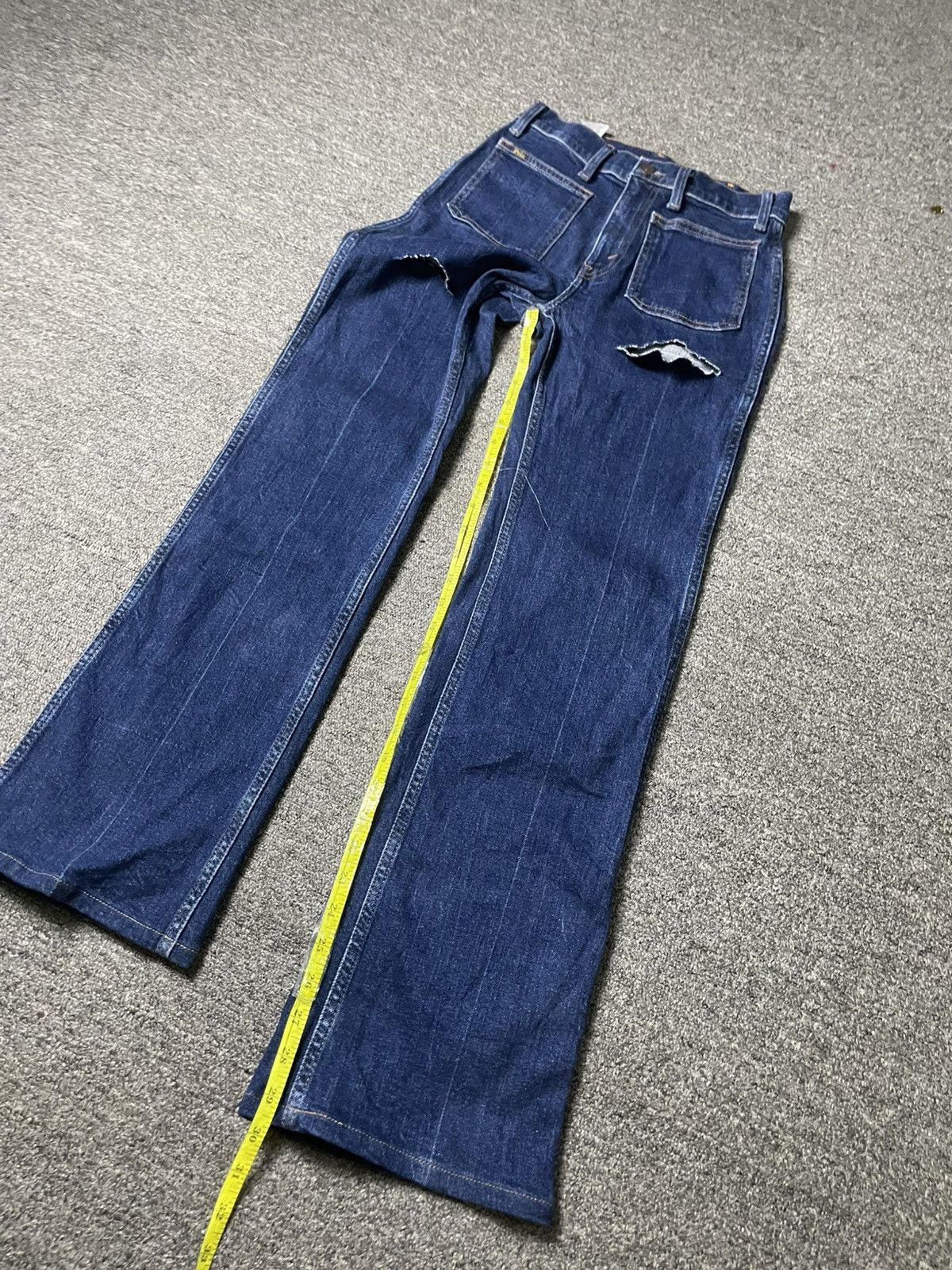 Polo Ralph Lauren × Vintage POLO RALPH LAUREN FRONT DOUBLE POCKET FLARE JEANS (103) Size 25" / US 0 / IT 36 - 5 Thumbnail