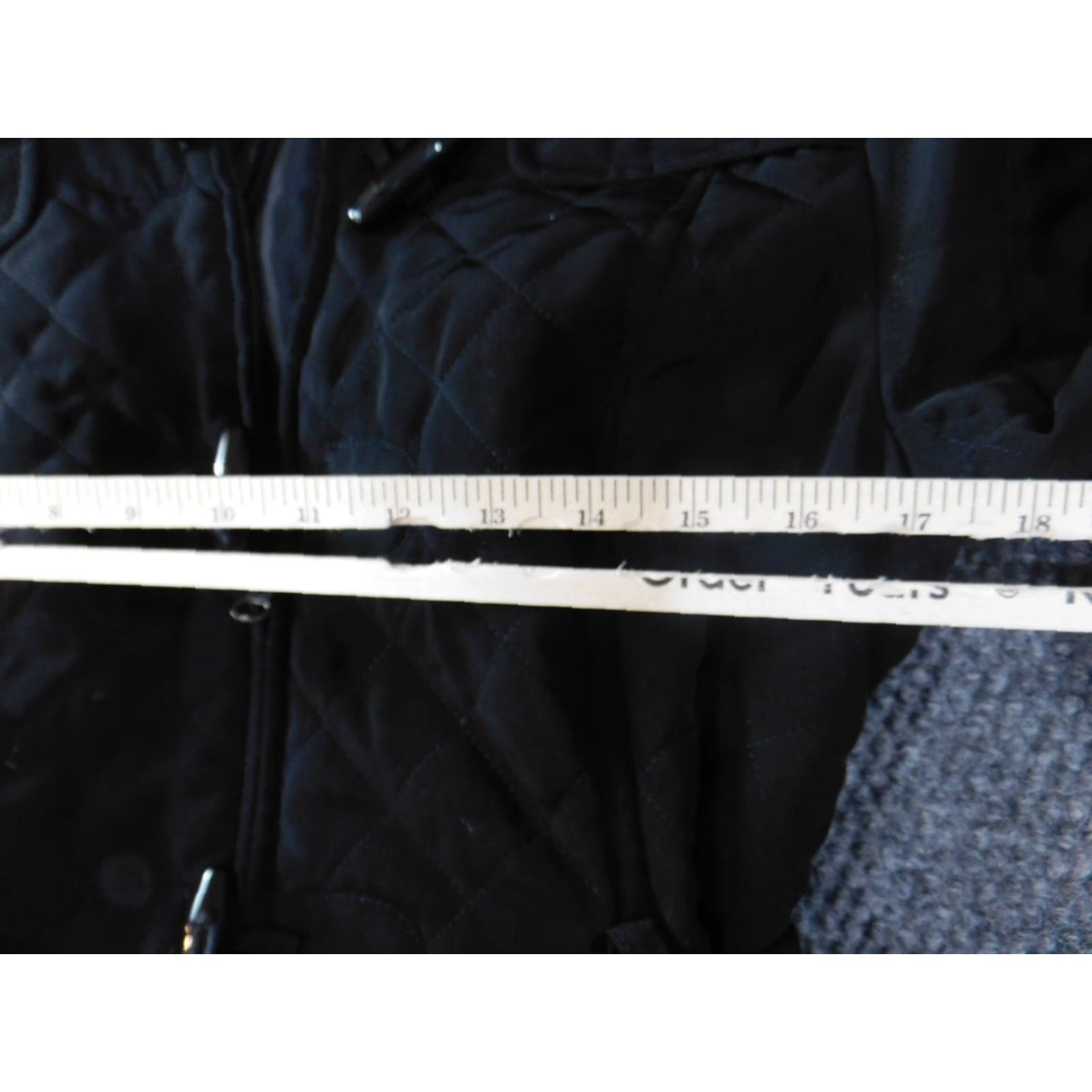 Croft & Barrow Croft & Barrow Womens Jacket Medium Black Trench Coat Casual Long Sleeve Mid-Length Solid Vest? Size M / US 6-8 / IT 42-44 - 6 Thumbnail