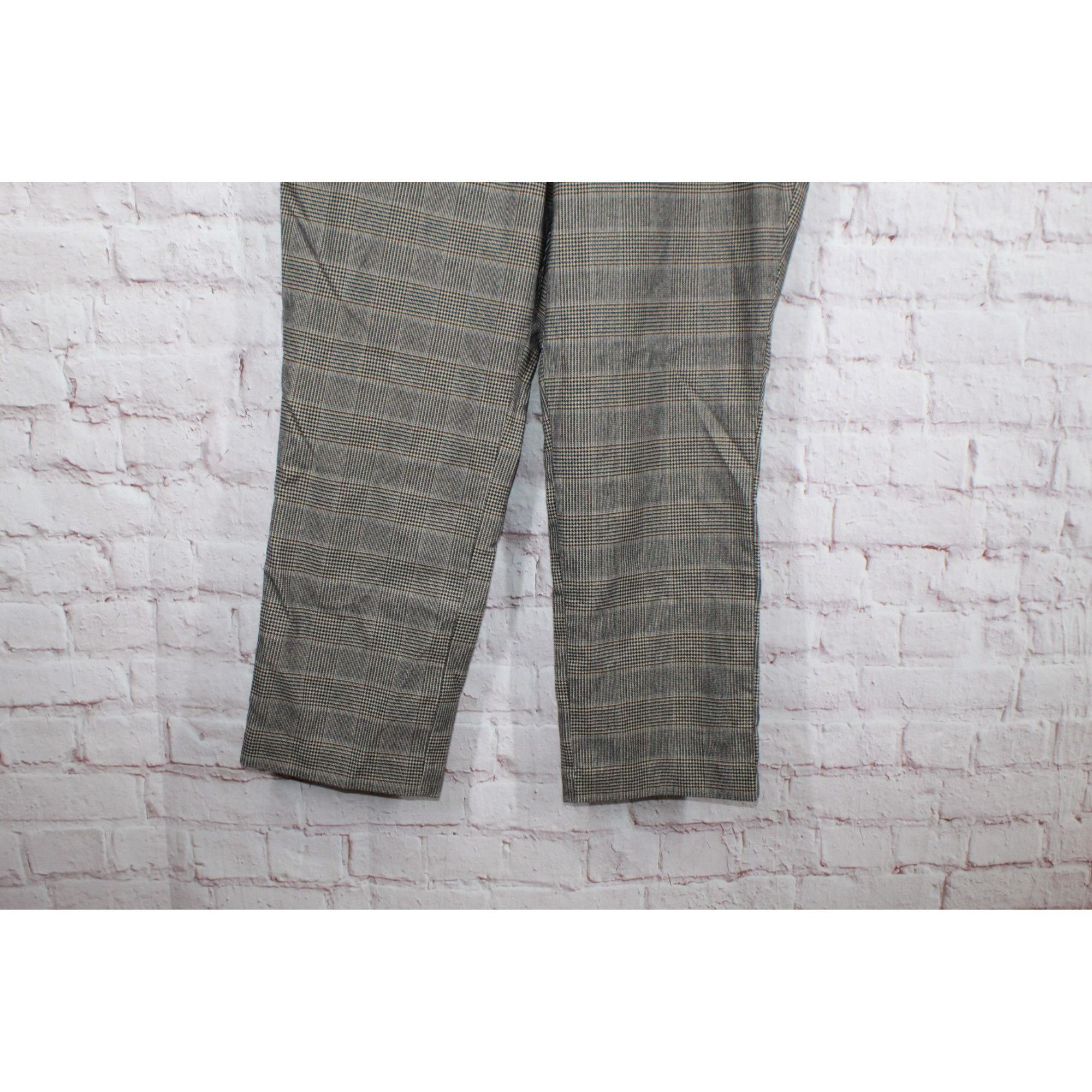 L.L. Bean LL Bean Women's Plaid Classic Fit Lined Career Dress Pants Size 22" - 3 Thumbnail