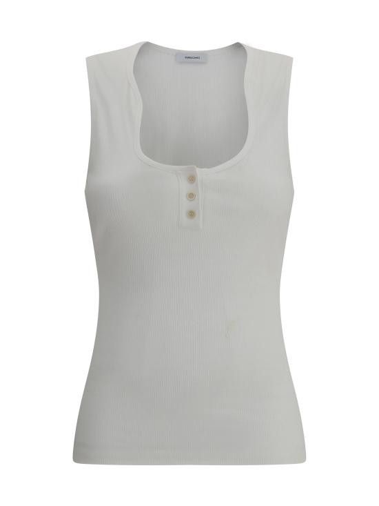 Salvatore Ferragamo SALVATORE FERRAGAMO Women Tops 782727 002 WHITE Size M / US 6-8 / IT 42-44 - 1 Thumbnail