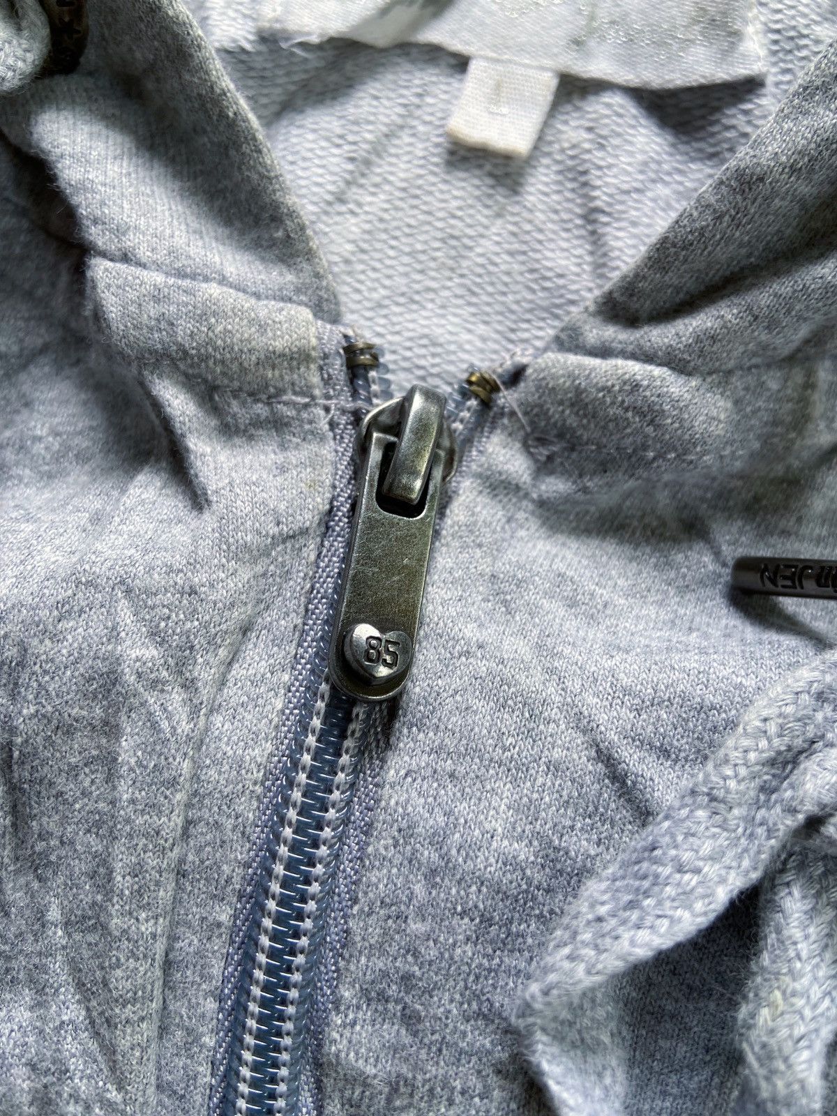 Japanese Brand JEG IN JENNYFER STRIPED ZIP HOODIE Size US S / EU 44-46 / 1 - 9 Thumbnail