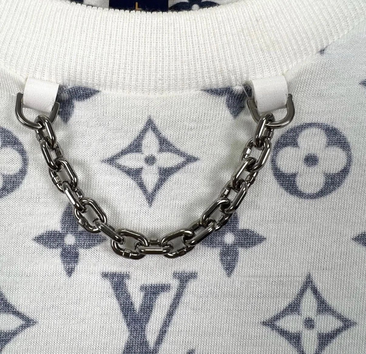 Louis Vuitton White Short Sleeve Patterned T-Shirt. Size US L / EU 52-54 / 3 - 5 Thumbnail