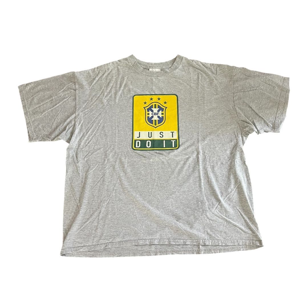 Nike × Vintage VINTAGE Nike CBF Futbol Brazil T Shirt Size US XL / EU 56 / 4 - 1 Thumbnail