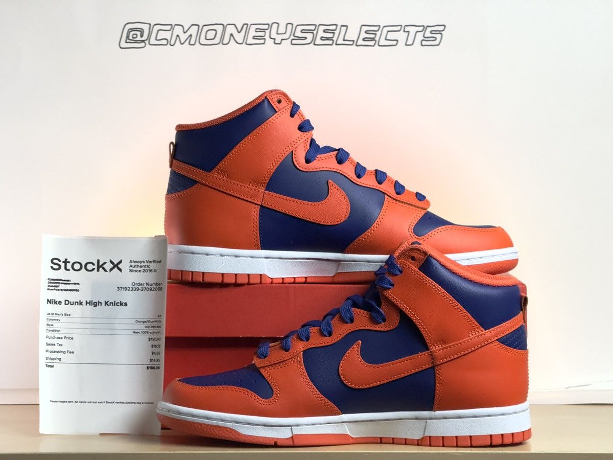 Nike Nike Dunk High “Knicks” Size US 8.5 / EU 41-42 - 2 Thumbnail