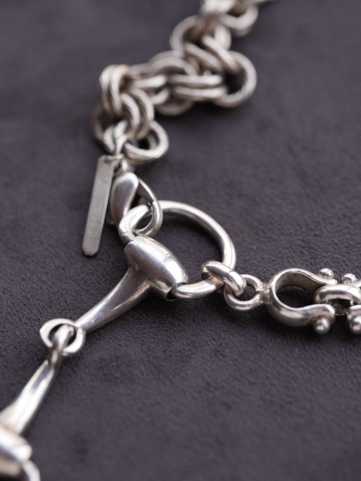 Japanese Brand Tsukuyomi –Reworked Vintage SV 18K Necklace by Machico Okano Size ONE SIZE - 5 Thumbnail
