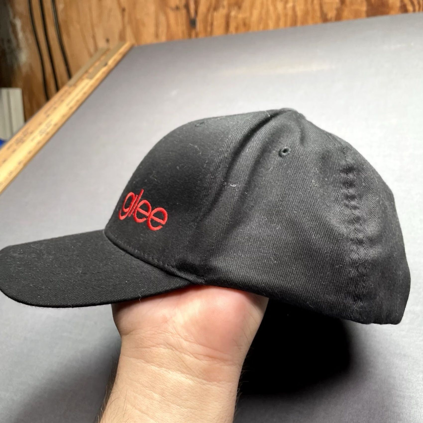Vintage Panavision Hat Large / XL Crew Embroidered Strap Back Black Men GLEE Television Remote Systems Film Industry Size ONE SIZE - 3 Thumbnail