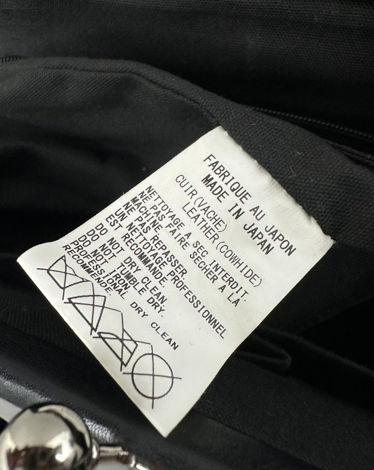 Yohji Yamamoto Y’s - Yohji Yamamoto Double Claps - Top Handle Leather Bag Size ONE SIZE - 15 Thumbnail