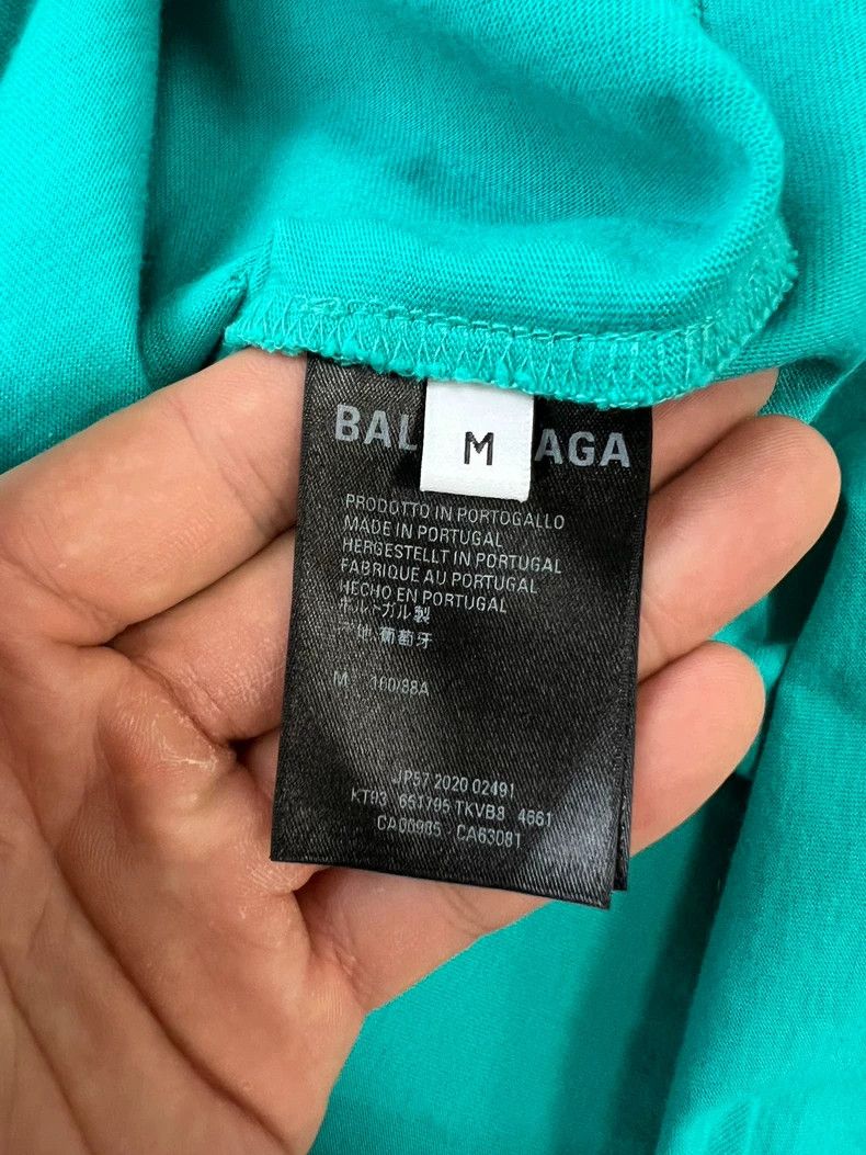 Balenciaga Balenciaga Make old Logo short-sleeved T-shirts with holes Size US XS / EU 42 / 0 - 3 Thumbnail