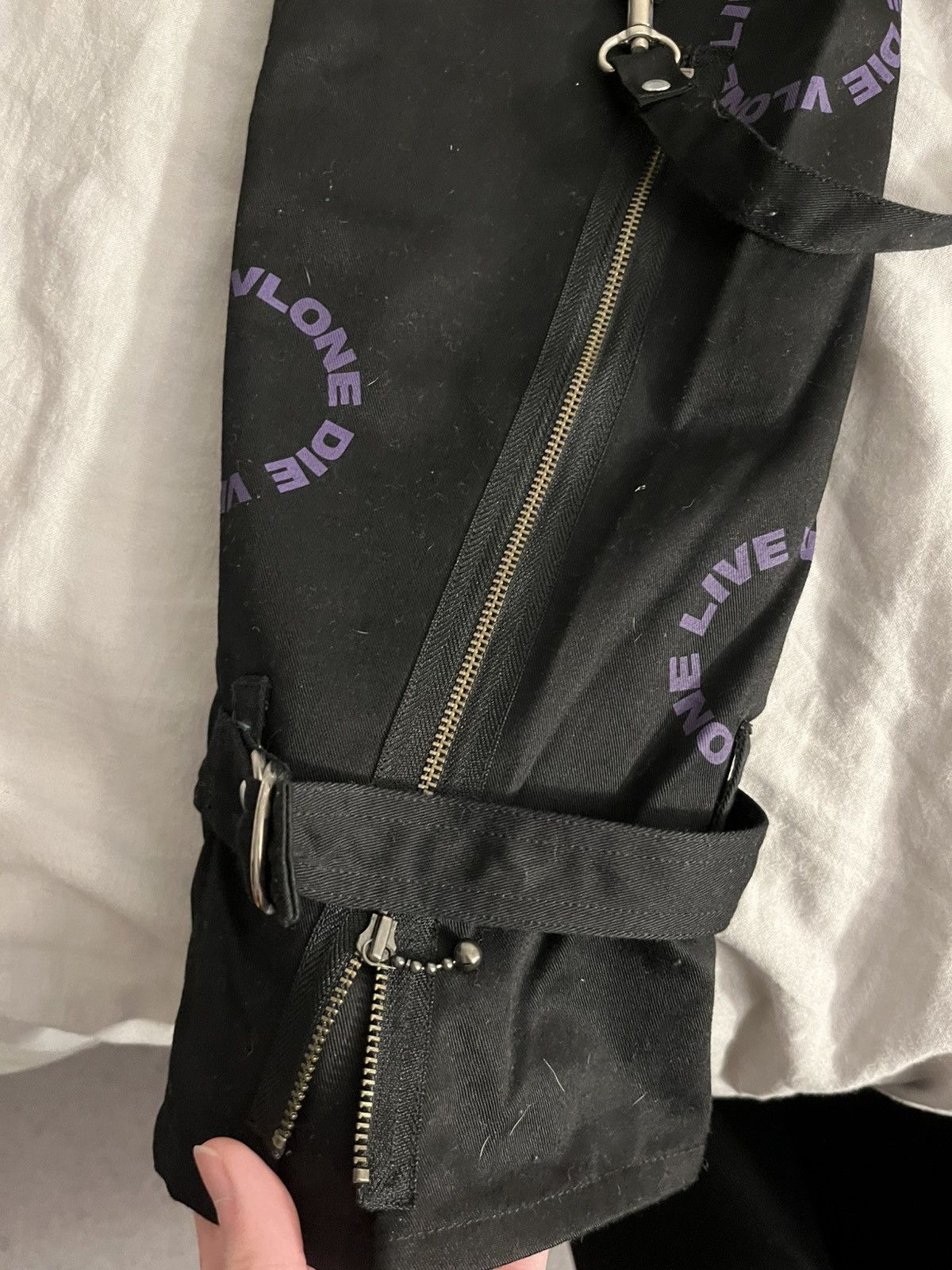 Vlone Vlone black and purple bondage pants Size US 30 / EU 46 - 11 Thumbnail