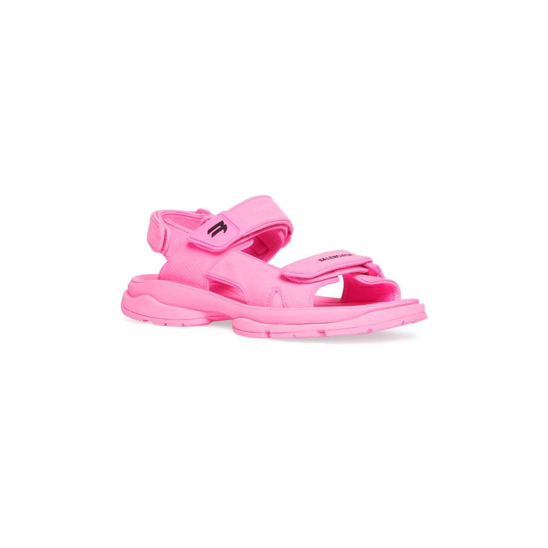 Balenciaga o1srvl11e0625 Tourist Sandals in Pink Size US 8 / IT 38 - 2 Thumbnail