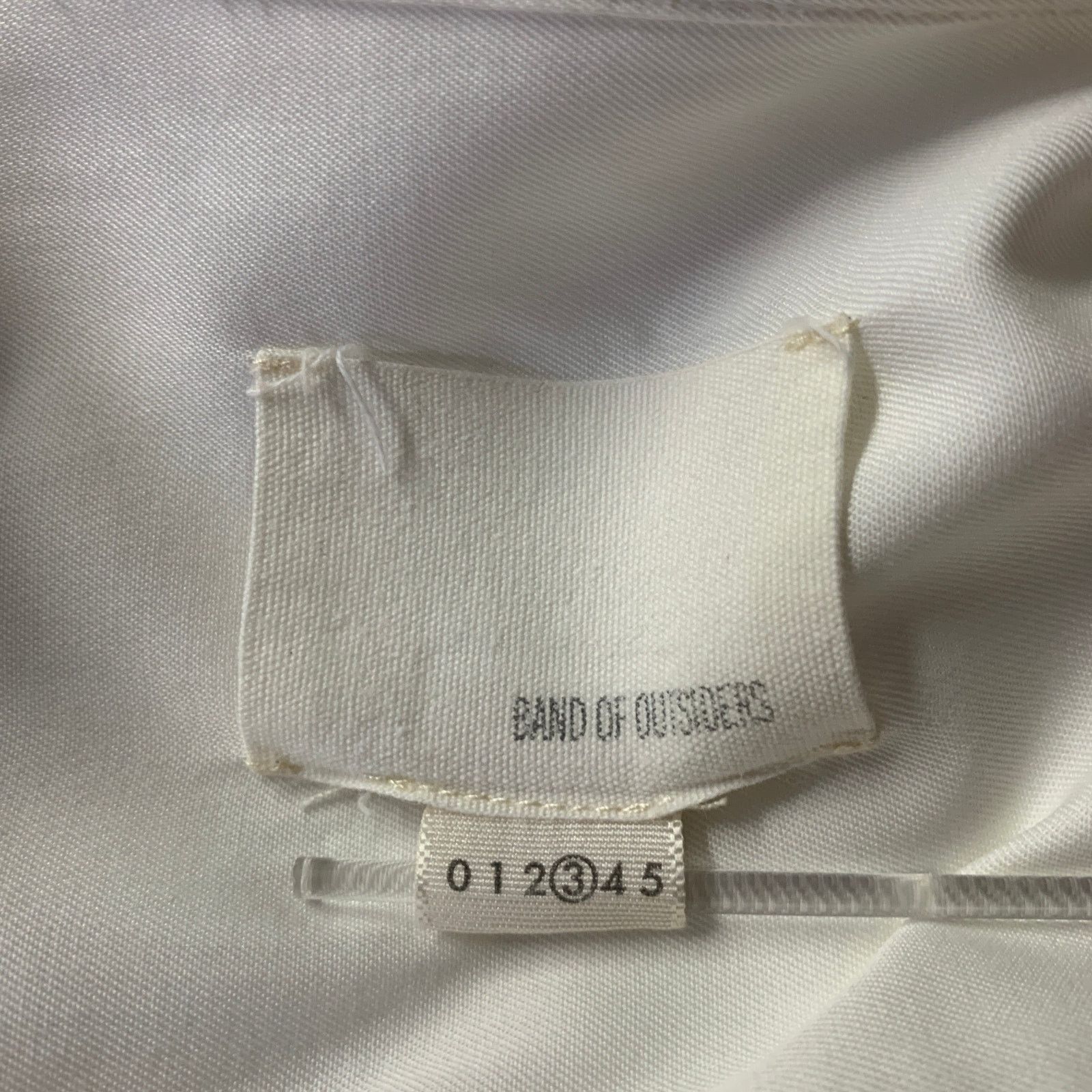 Band Of Outsiders BAND OF OUTSIDERS Size M White Cotton Military LS Shirt Size US M / EU 48-50 / 2 - 6 Thumbnail