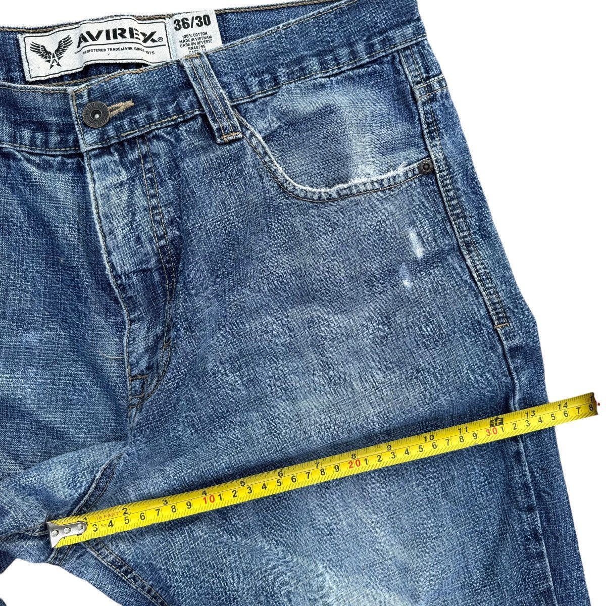 Avirex × Southpole Wide Leg AVIREX Washed Baggy Y2K Jeans Skater Southpole Size US 36 / EU 52 - 9 Thumbnail