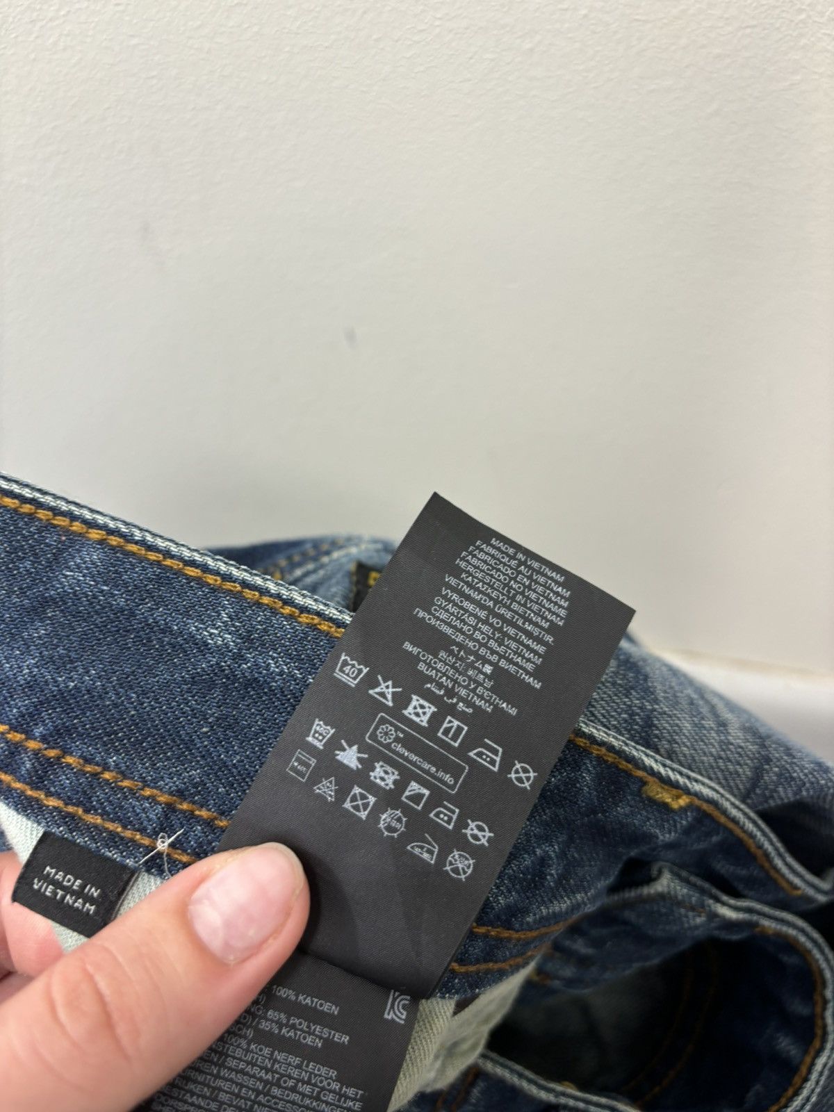 G-Star Vintage G-Star Raw Alum Faded Blue Avant Garde Denim Jeans Size US 34 / EU 50 - 16 Thumbnail