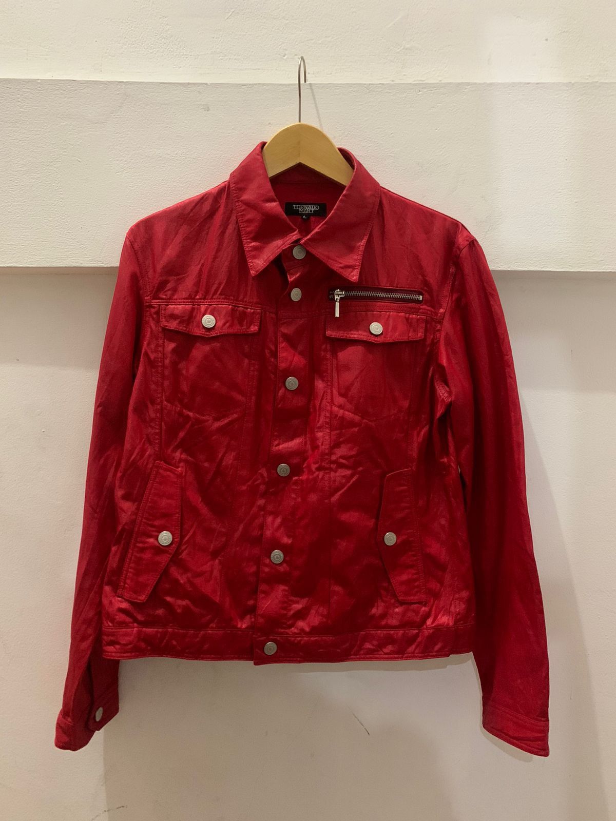 Tornado Mart Tornado mart red coated jacket Size US L / EU 52-54 / 3 - 1 Thumbnail