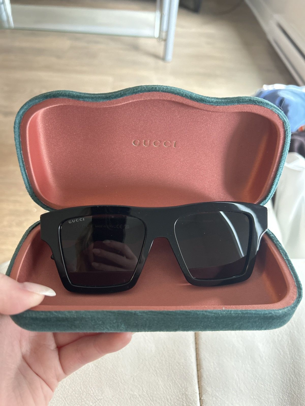 Gucci Gucci Square-Framed Sunglasses GG0962S 005 Size ONE SIZE - 1 Thumbnail