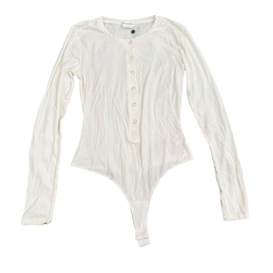 Lovers and Friends Lovers + Friends Peoria Bodysuit in Ivory, Size S Size S / US 4 / IT 40 - 4 Thumbnail