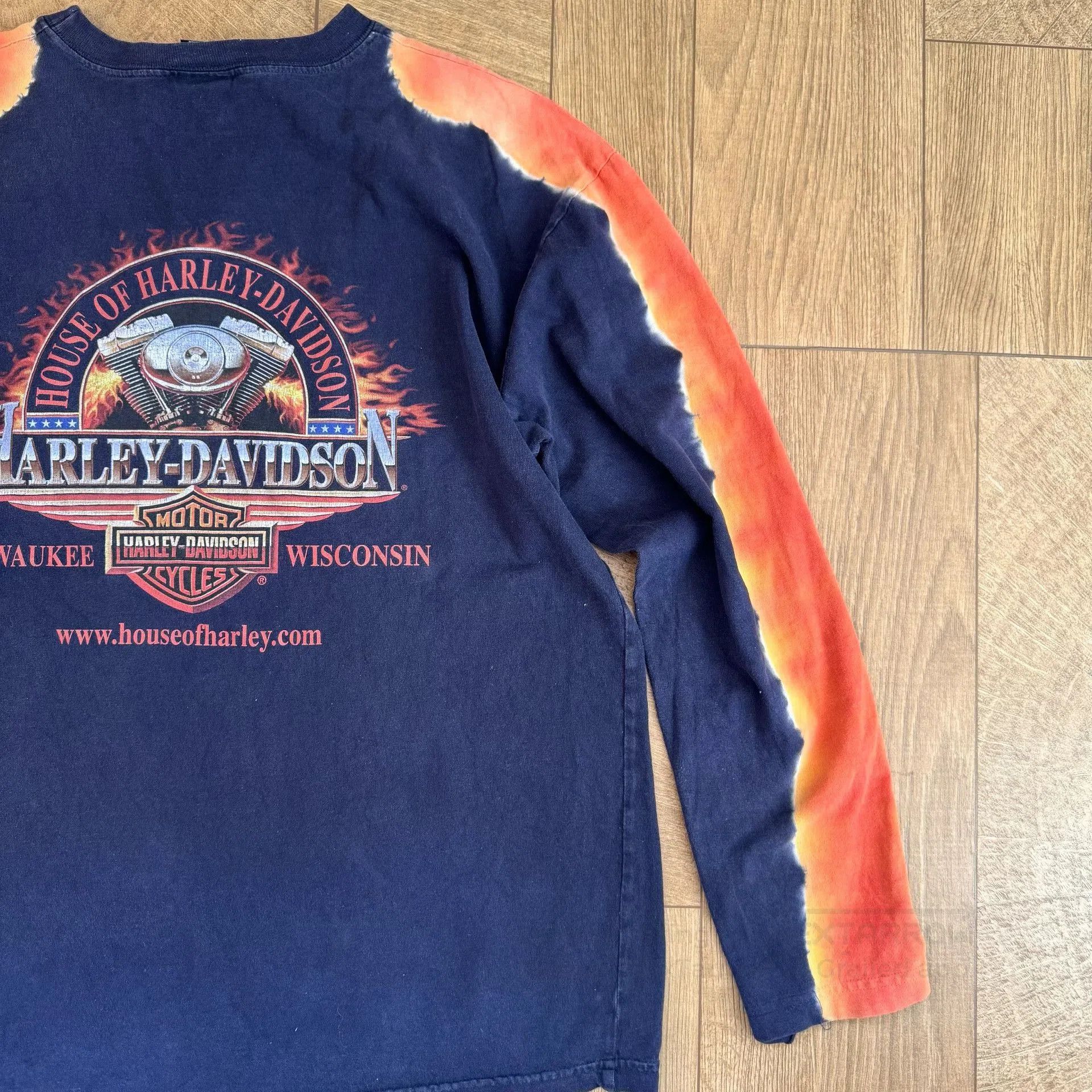 Harley Davidson Harley Davidson Vintage Long Sleeve Sweatshirt. Size US M / EU 48-50 / 2 - 7 Thumbnail
