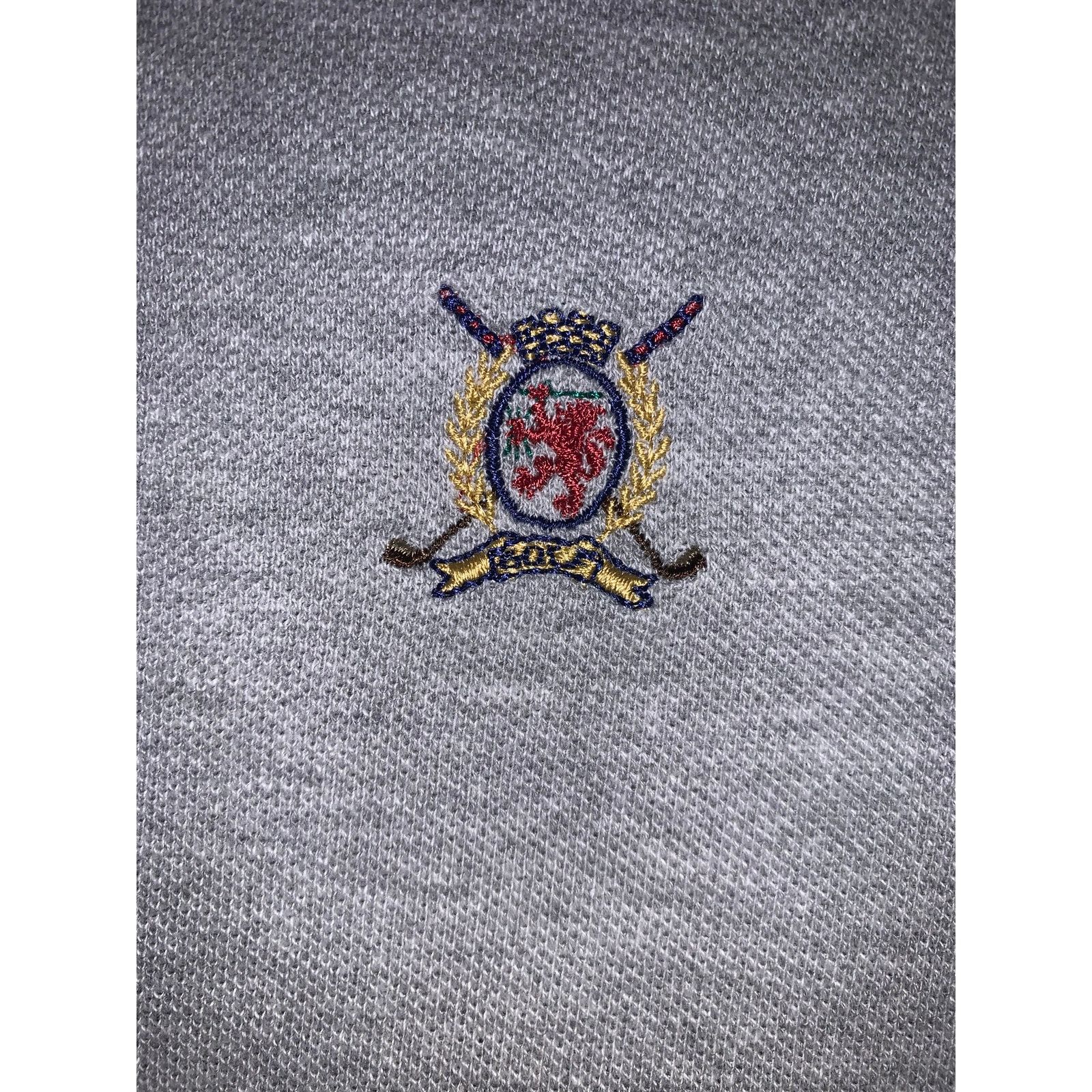 Tommy Hilfiger Tommy Hilfiger Golf Polo Shirt XL Gray Crest Made in Saipan Size US XL / EU 56 / 4 - 5 Thumbnail