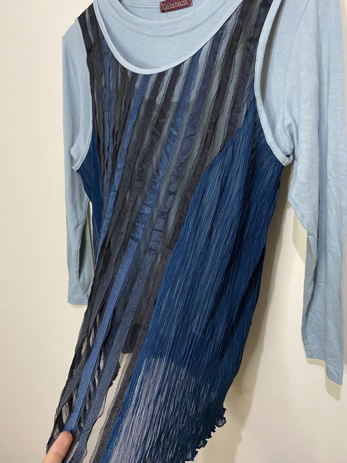 If Six Was Nine × Issey Miyake × Japanese Brand ISSEY MIYAKE STYLE Blouses Calabaza Size L / US 10 / IT 46 - 6 Thumbnail