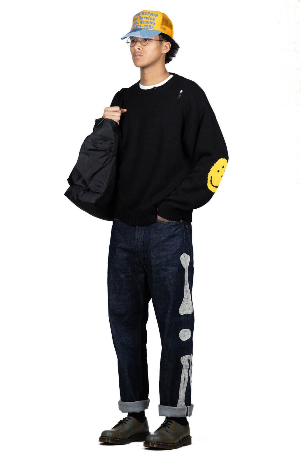 Kapital KAPITAL 12.5oz Denim Mexican Tuxedo 5P pants OKAGILLY bone Size US 38 / EU 54 - 11 Thumbnail