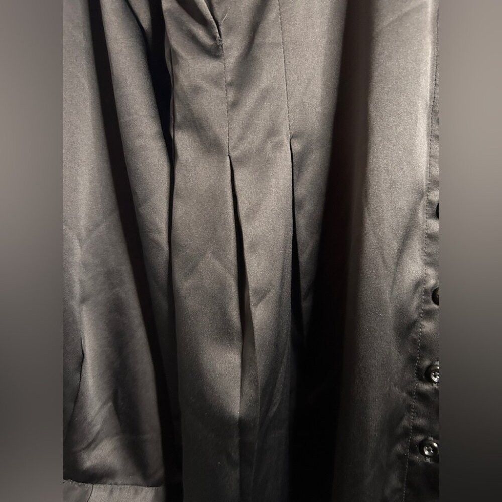 Other Toronto Designed 427 Black Kali Dress in 90% Silk and 10% L Size M / US 6-8 / IT 42-44 - 3 Thumbnail