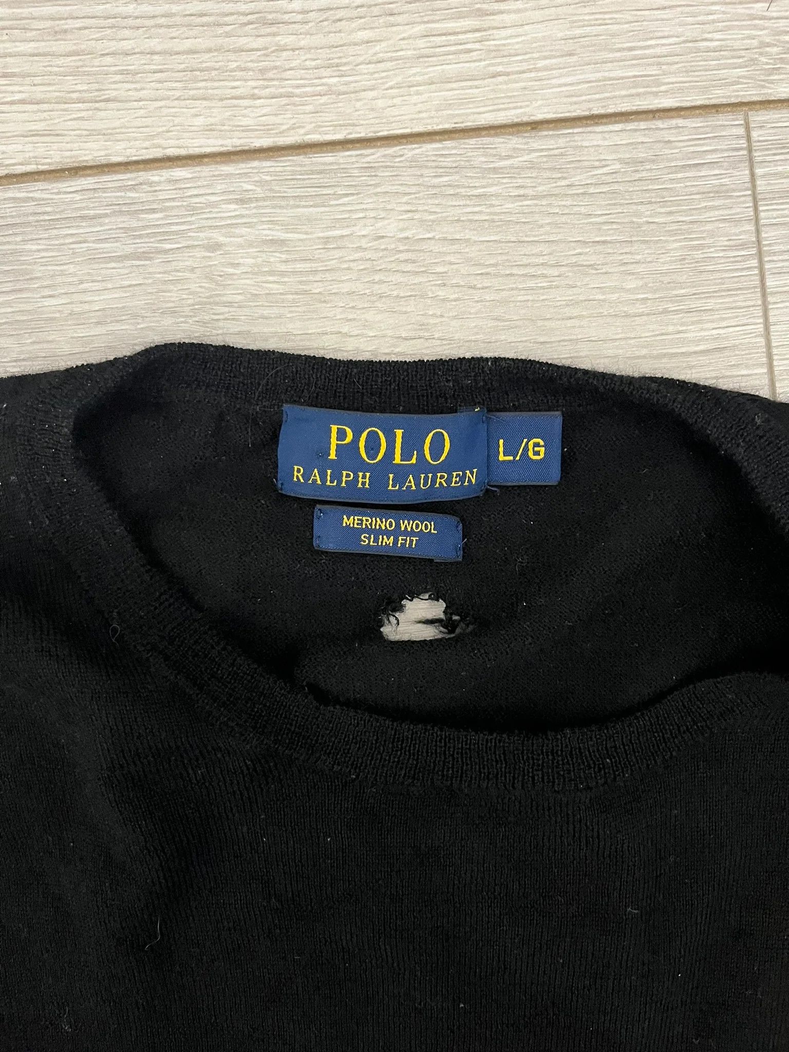 Polo Ralph Lauren Ralph Lauren Distressed Sweater Size US L / EU 52-54 / 3 - 3 Thumbnail