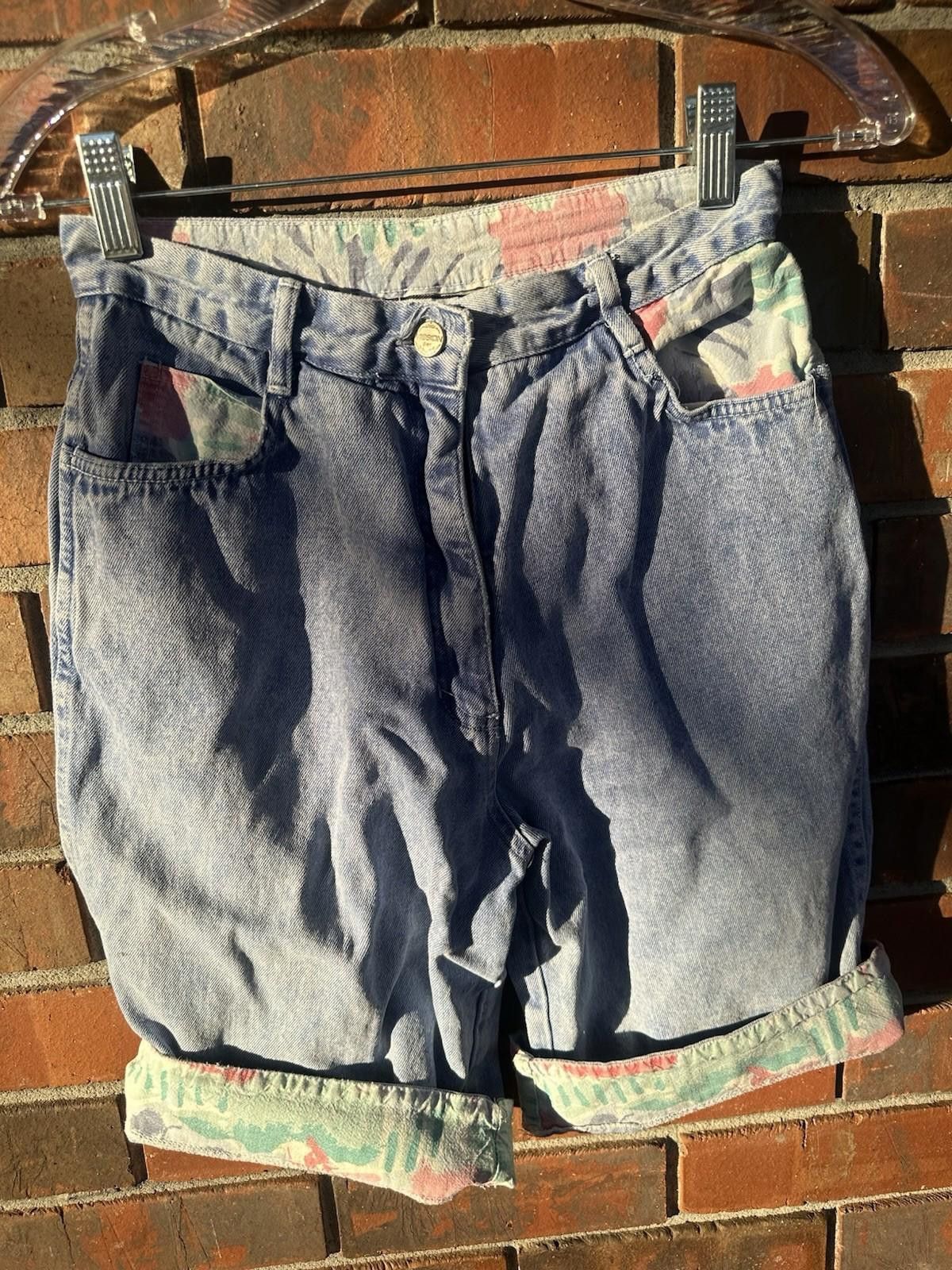 Other Vintage 90s Shorts Size 5 High Waisted Size 30" / US 8 / IT 44 - 2 Thumbnail