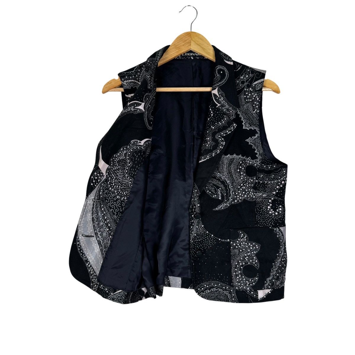 Leonard Paris 🌟LEONARD PAISLEY ART VEST Size M / US 6-8 / IT 42-44 - 8 Thumbnail