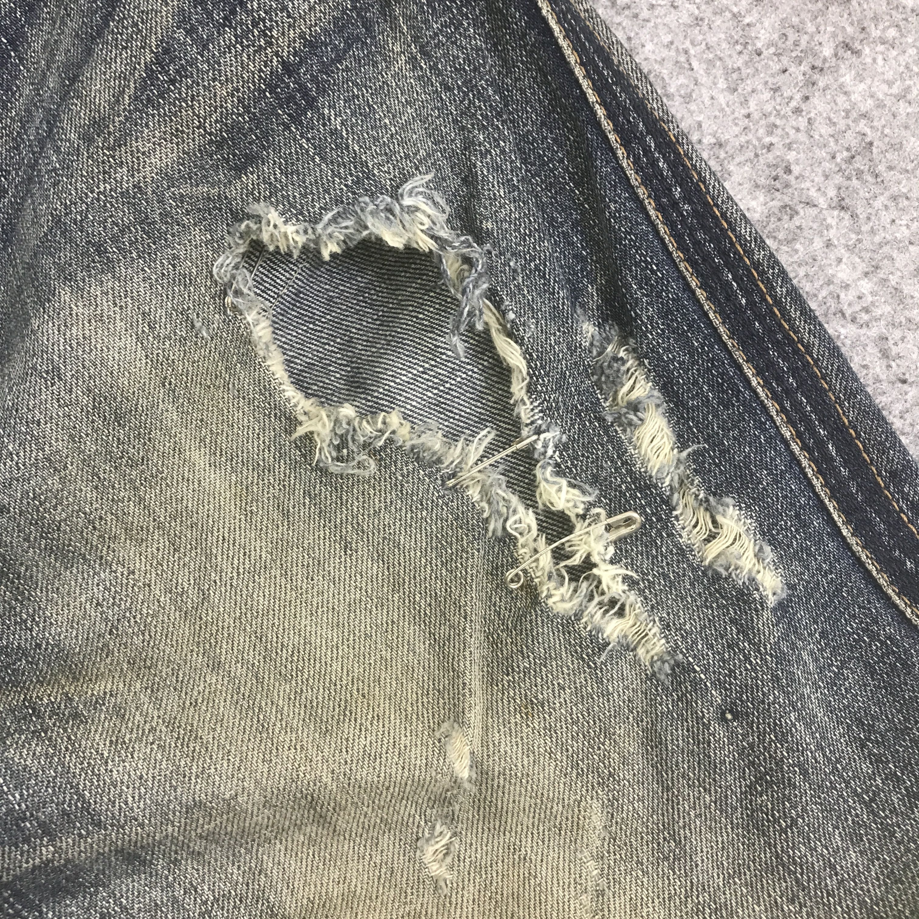 Japanese Brand URBANCRAFT DISTRESSED JEANS BOOTCUT DENIM PANTS K129B15 Size US 33 - 12 Thumbnail