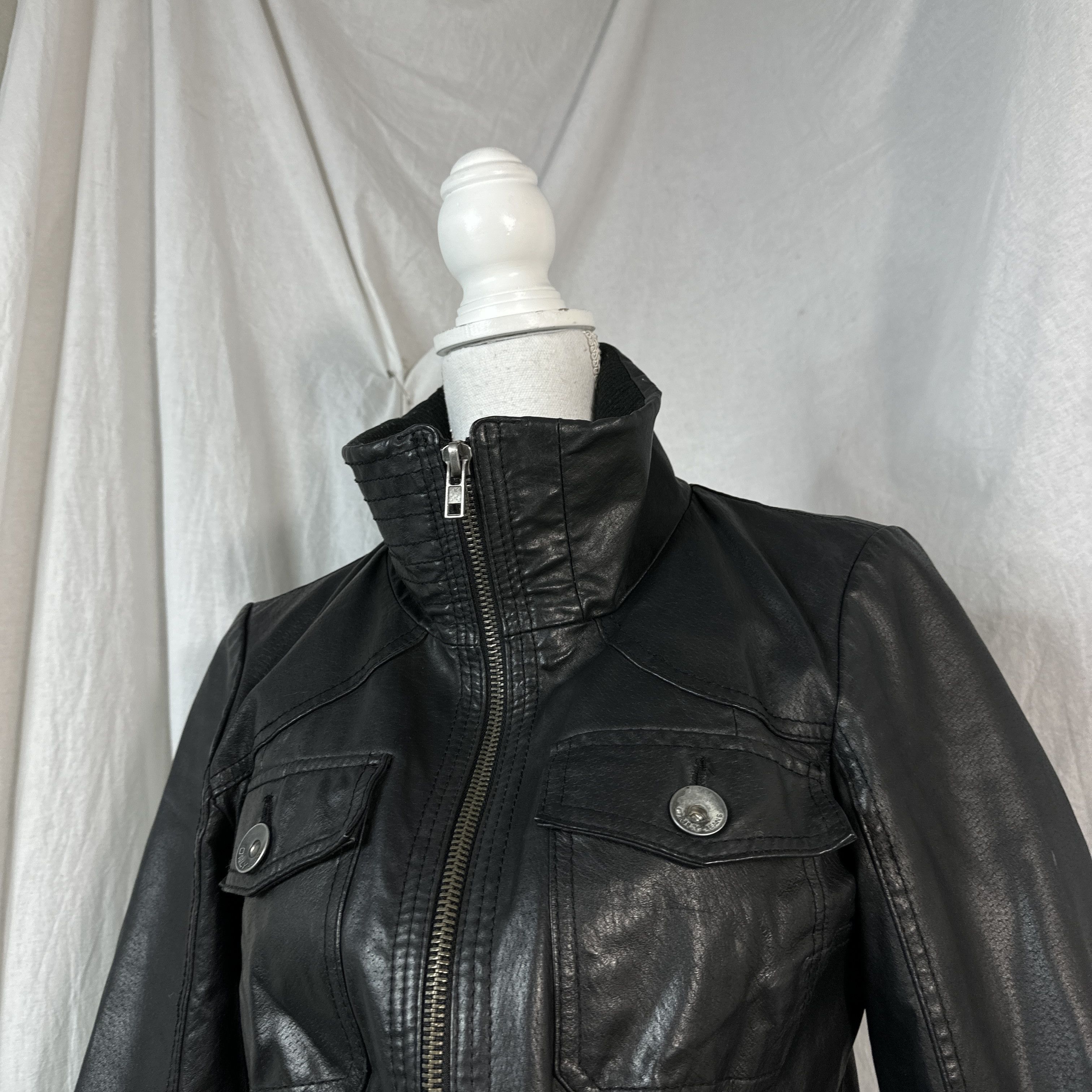 Vintage Vintage Moto Leather Jacket Size M / US 6-8 / IT 42-44 - 6 Thumbnail