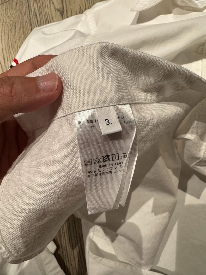Thom Browne Thom Browne Classic long-sleeved shirt Size US L / EU 52-54 / 3 - 7 Thumbnail