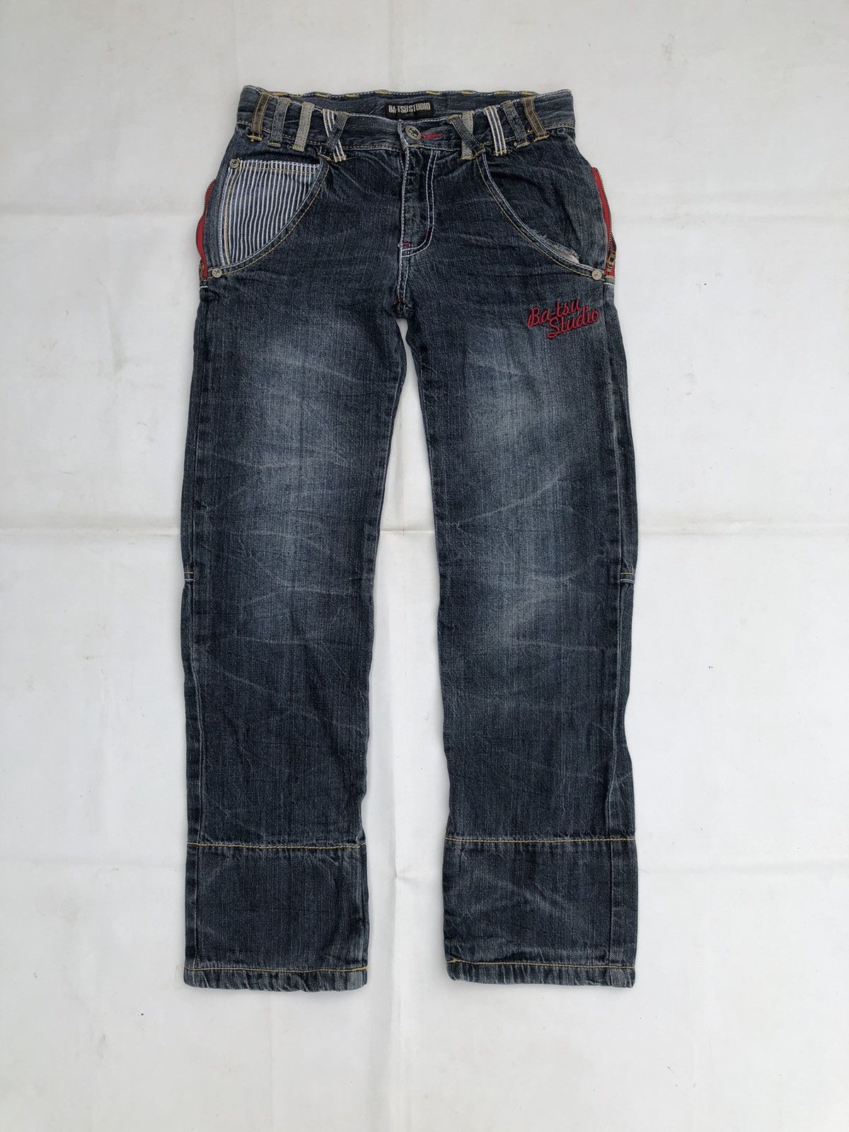 Hysteric Glamour Japanese Ba-tsu Studio Distressed Denim Jeans Size US 29 - 2 Thumbnail