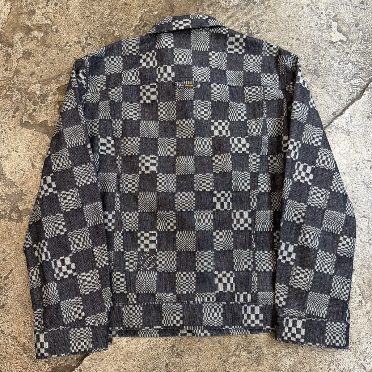 Louis Vuitton Louis Vuitton Distorted Damier Denim Jacket And Pants Set Size US L / EU 52-54 / 3 - 3 Thumbnail