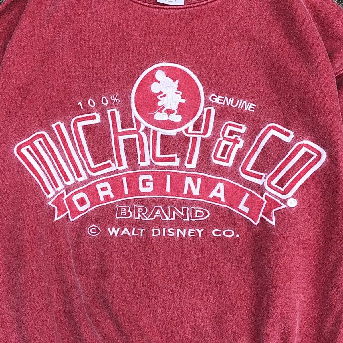 Vintage Vintage 90s Mickey Mouse Sun Faded Crewneck Size US S / EU 44-46 / 1 - 2 Thumbnail