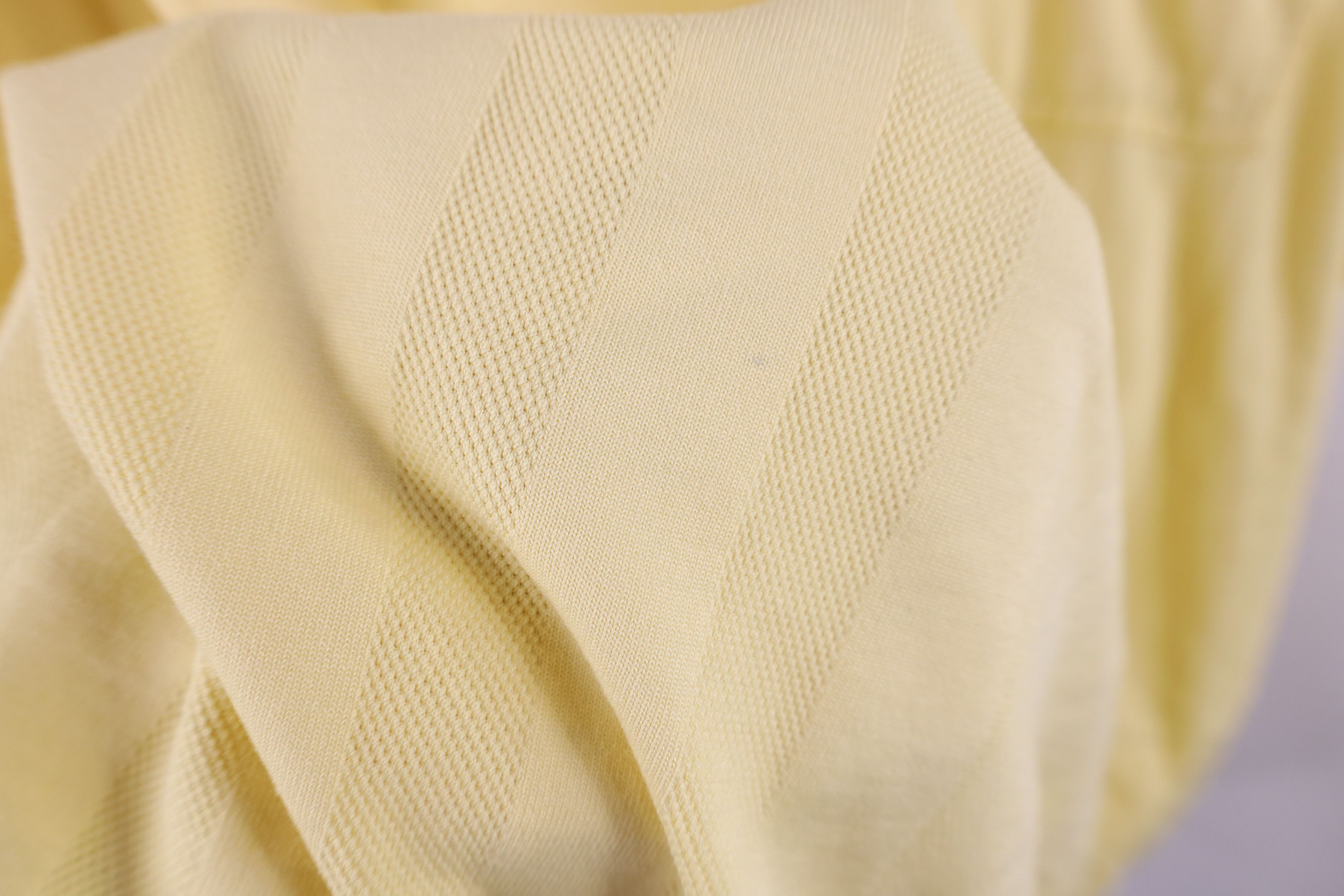 Vintage Vintage 90s Streetwear Knit Pullover Polo Shirt Yellow Size US XXL / EU 58 / 5 - 9 Thumbnail