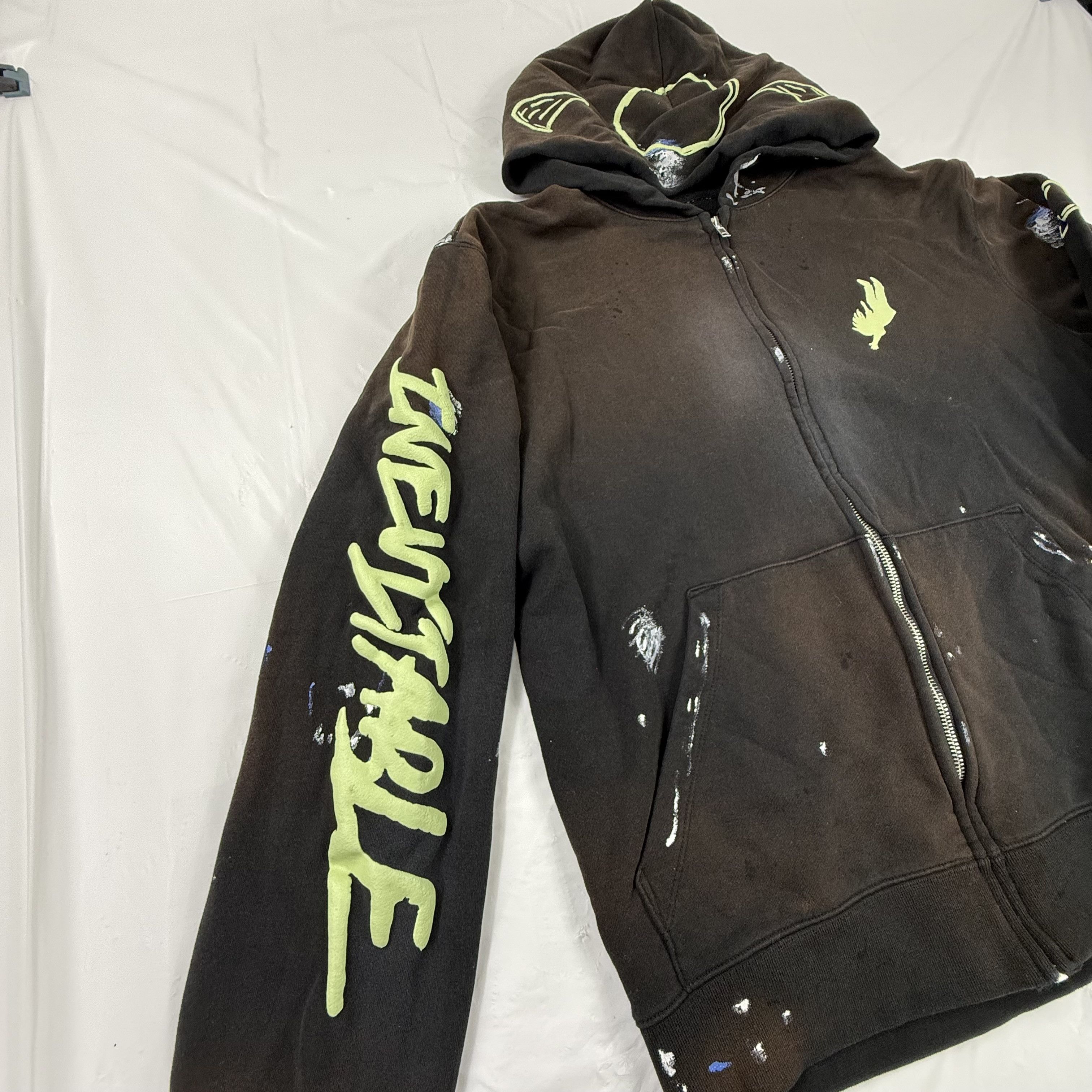 Dreamville Dreamville Numero Uno Zip Up Hoodie XXL Faded Size US XXL / EU 58 / 5 - 3 Thumbnail