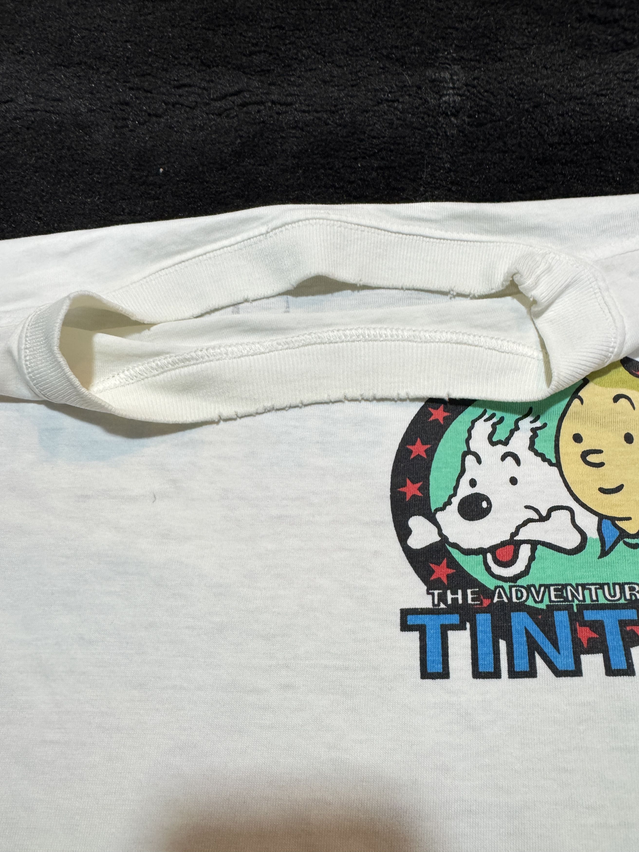 Vintage Vintage The Adventure Of Tintin The Blue Lotus T shirt Size US M / EU 48-50 / 2 - 7 Thumbnail