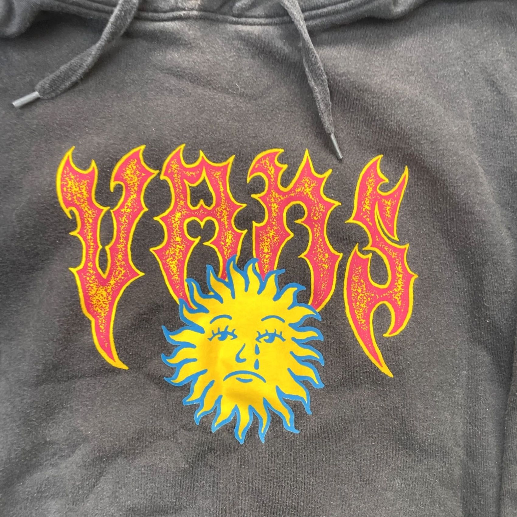 Vans Vans Hoodie Mens Small Black Bummer Graphic Print Lined Fleece Crew Neck Pullover Sweatshirt Easy Fit Logo Casual Warm Winter Fall Outdoors Mens Size US S / EU 44-46 / 1 - 8 Thumbnail
