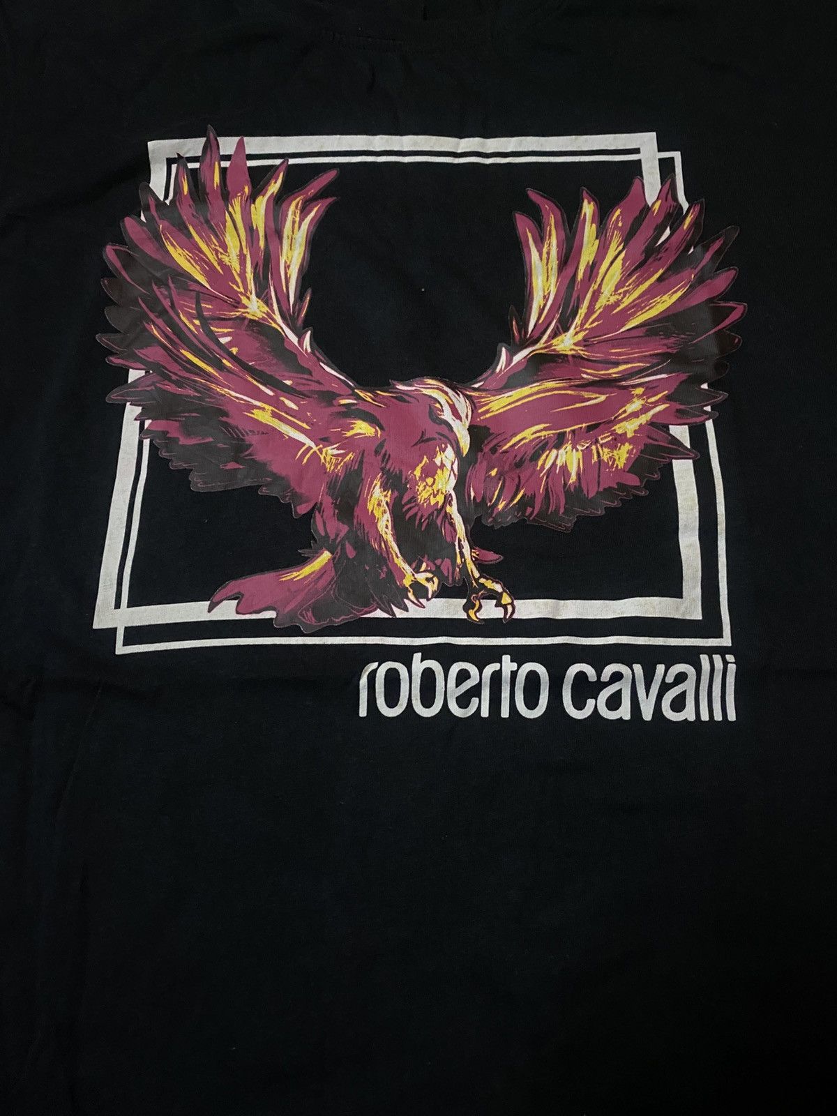 Roberto Cavalli Roberto Cavalli Phoenix Graphic T Shirt Size US L / EU 52-54 / 3 - 2 Thumbnail