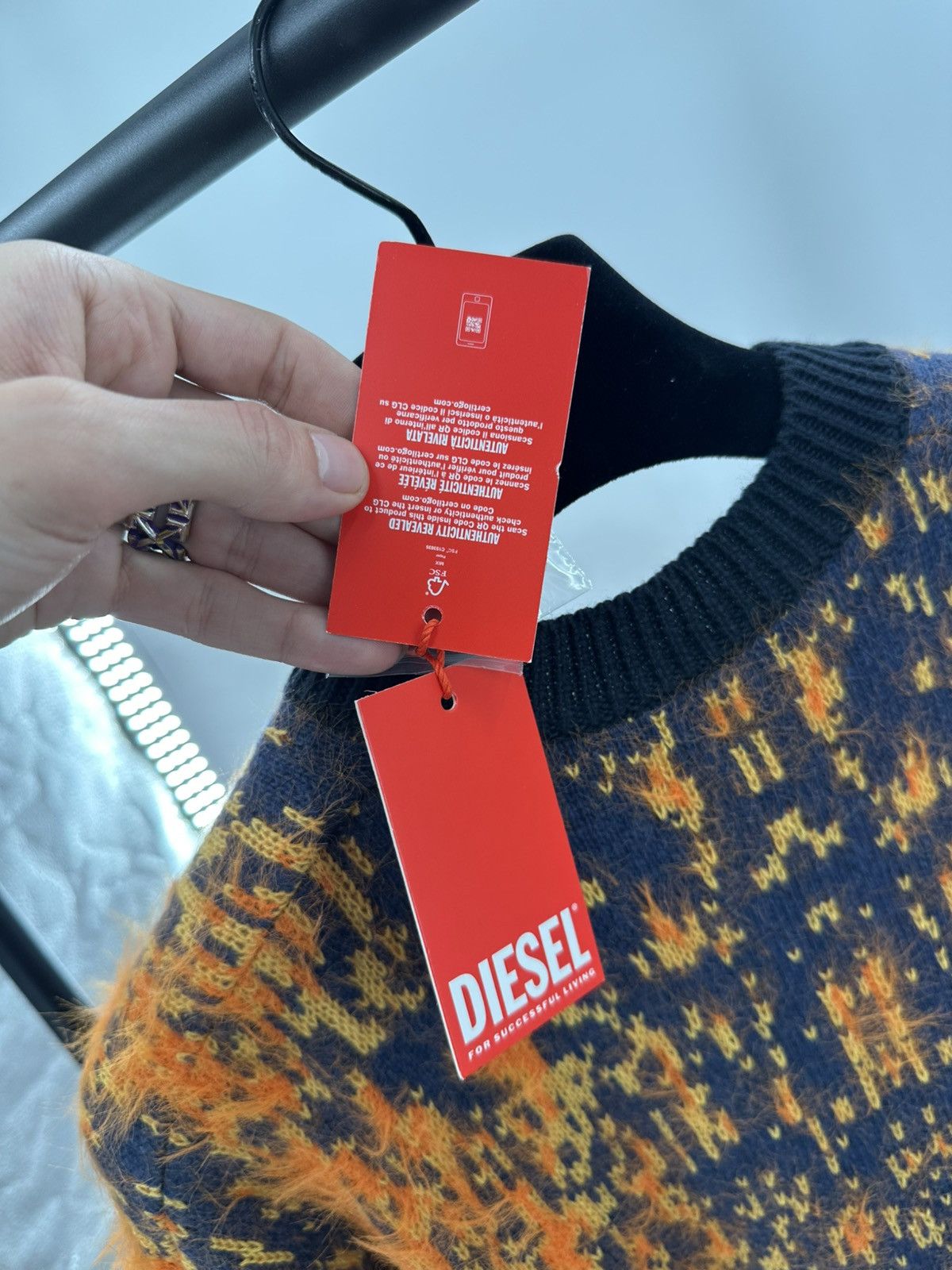Diesel Diesel Luxury Multi Cardigan qsq Size US L / EU 52-54 / 3 - 7 Thumbnail