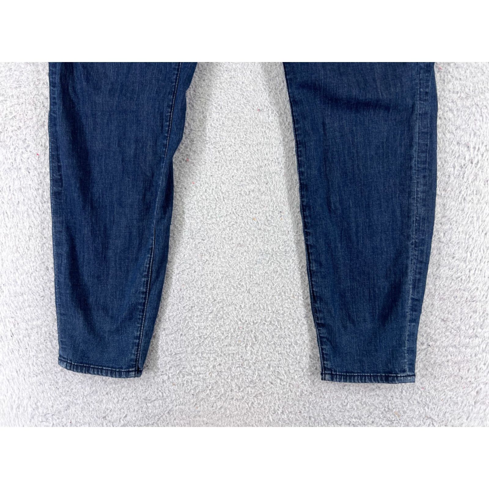Vintage Vintage Seven7 Women's Skinny Jeans Blue Denim Low Rise 27x28 Dark Wash Fashion Size 27" / US 4 / IT 40 - 2 Thumbnail