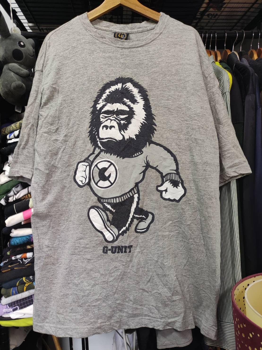 G-Unit Vtg 00's G-Unit " Gorilla Unit " by 50 Cent T-Shirt Size US XL / EU 56 / 4 - 2 Thumbnail