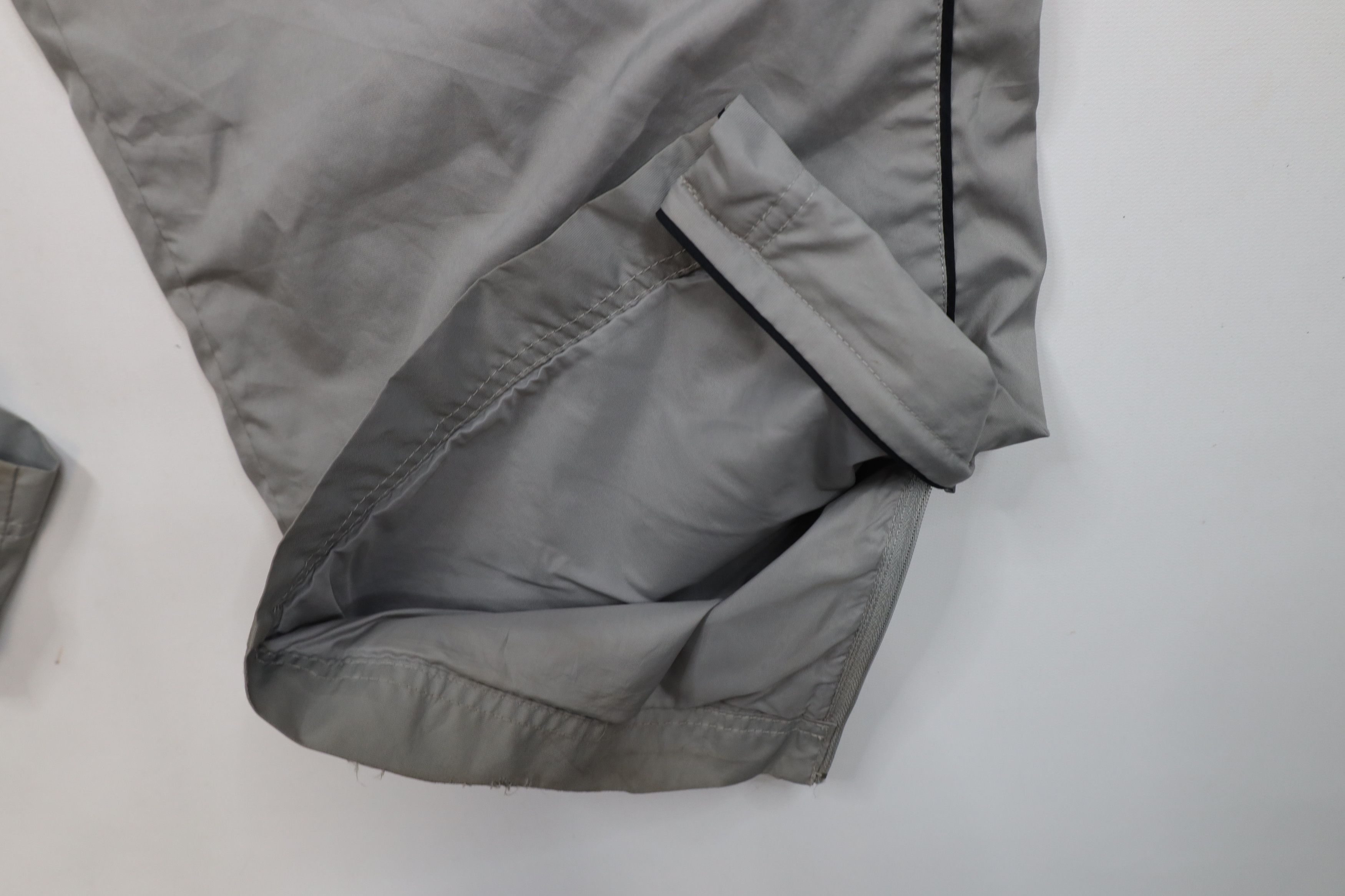 Nike × Vintage Vintage Nike Scott Mini Swoosh Lined Wide Leg Pants Gray Size US 40 / EU 56 - 6 Thumbnail