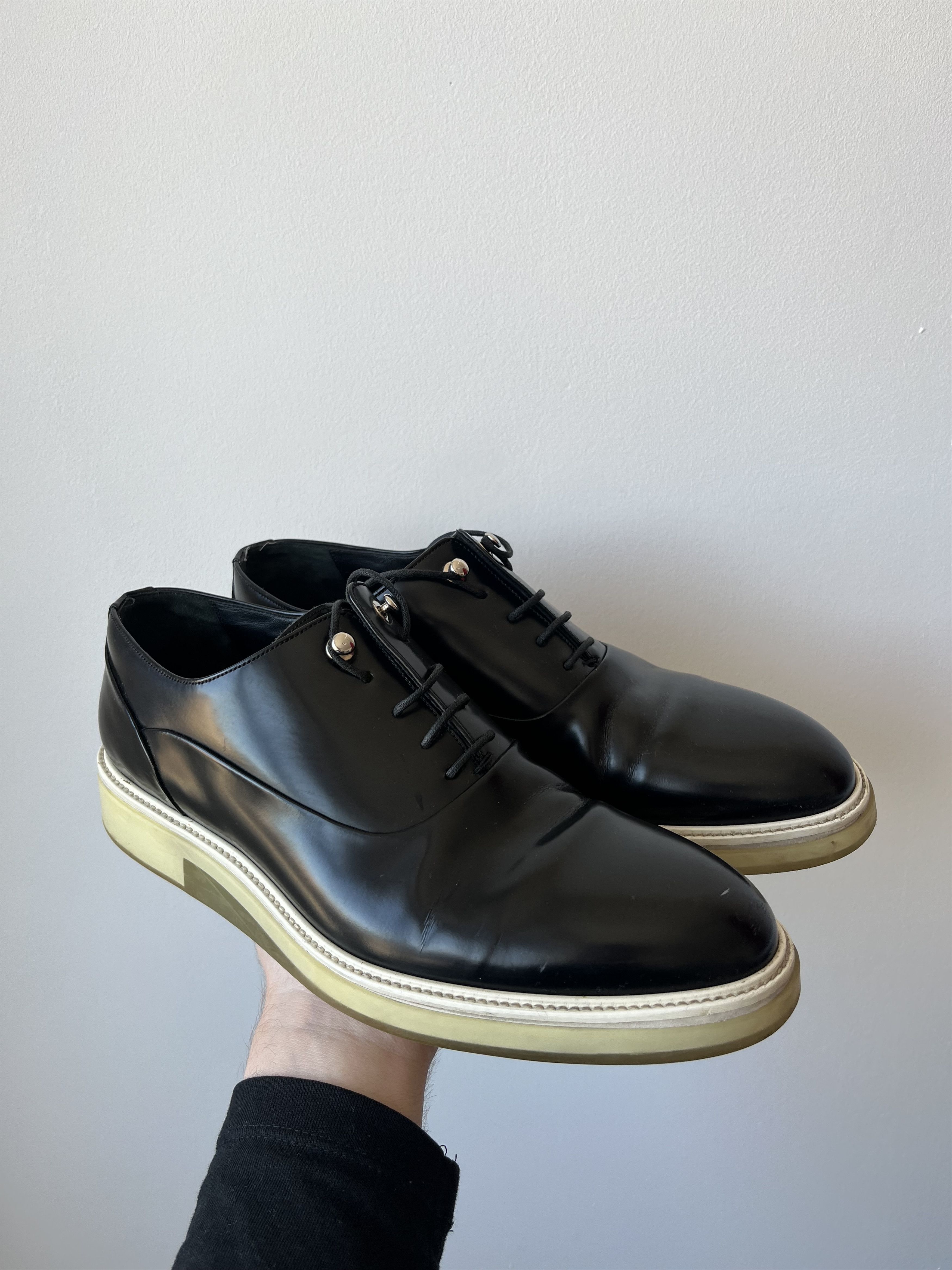 Dior FW13 Dior Homme Noir Derby Shoes by Kris Van Assche Size US 8 / EU 41 - 5 Thumbnail