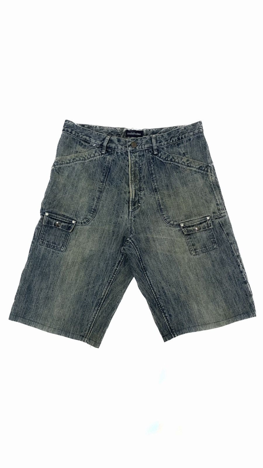 Japanese Brand Bootleg Japan Denim Shorts 🇯🇵 Size US 33 - 1 Thumbnail