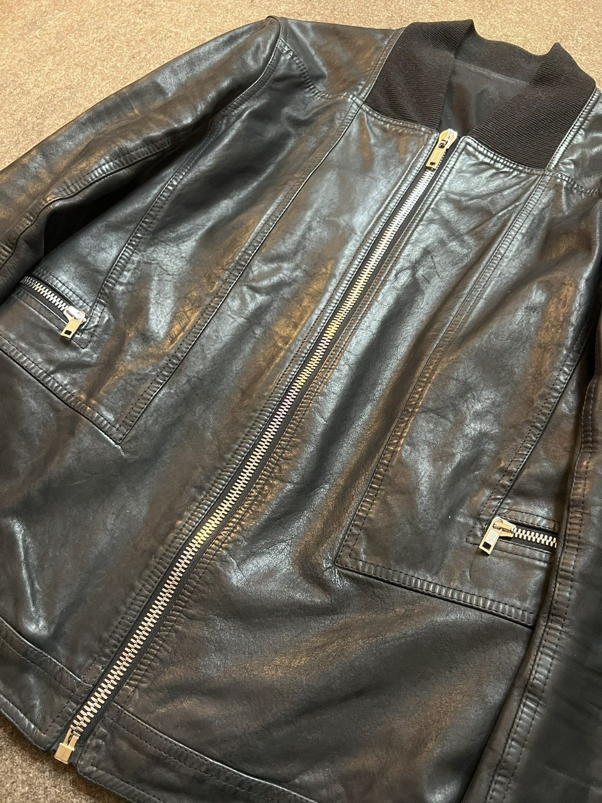 Rick Owens Rick Owens FW17 Geo Harness Leather Jacket Size US M / EU 48-50 / 2 - 4 Thumbnail