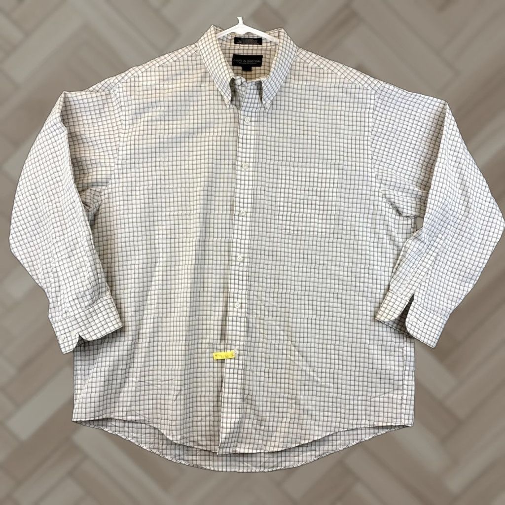 Croft & Barrow Croft & Barrow Button-Up Shirt Men XL Check Long Sleeve Button-Down Collared 82-46 Multicolor, Cotton Polyester, Regular Fit, All Seasons, Pockets Size US XL / EU 56 / 4 - 1 Thumbnail